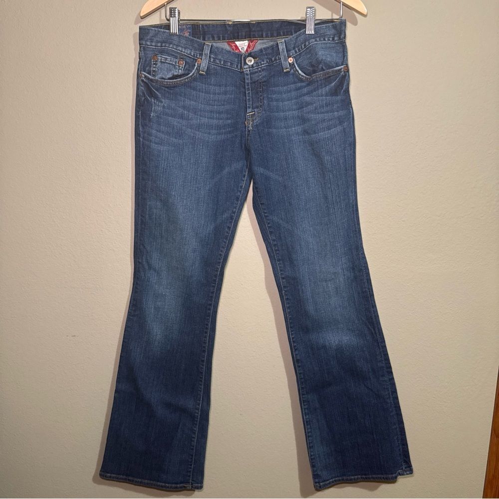 Lucky Brand Sweet Dream Denim Jeans Medium Wash Size 10 Boot Cut - Button Fly